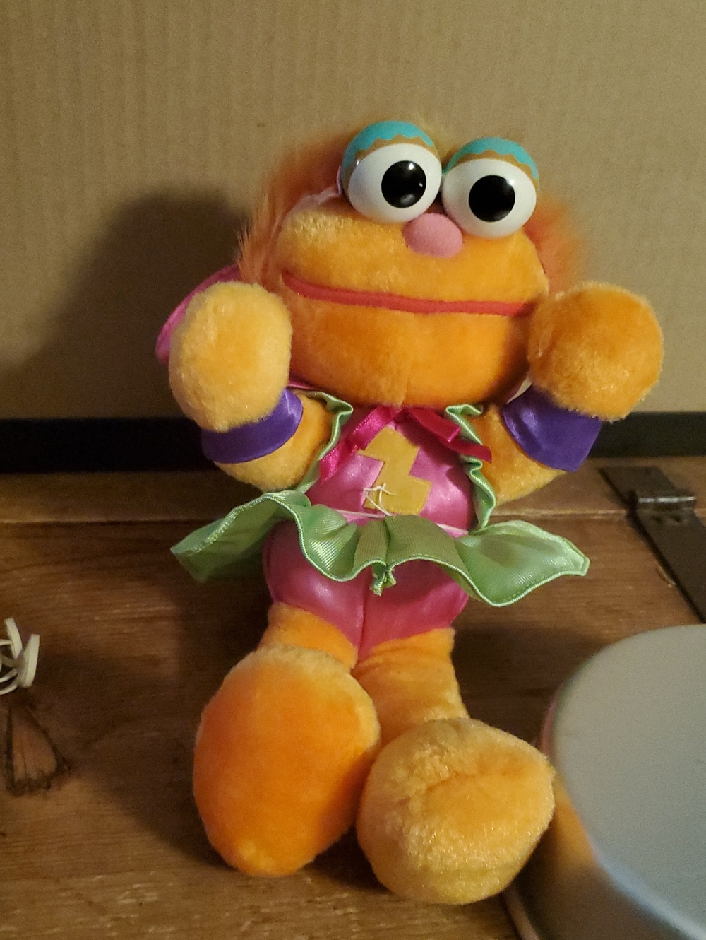 1997 Tyco Sesame Street Super Muppet Zoe Plush Doll